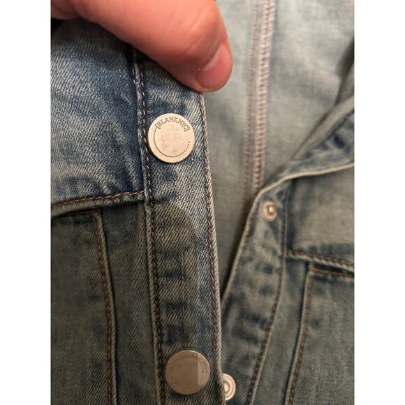 BlankNYC Denim Mini Dress Size L - Picture 5 of 7